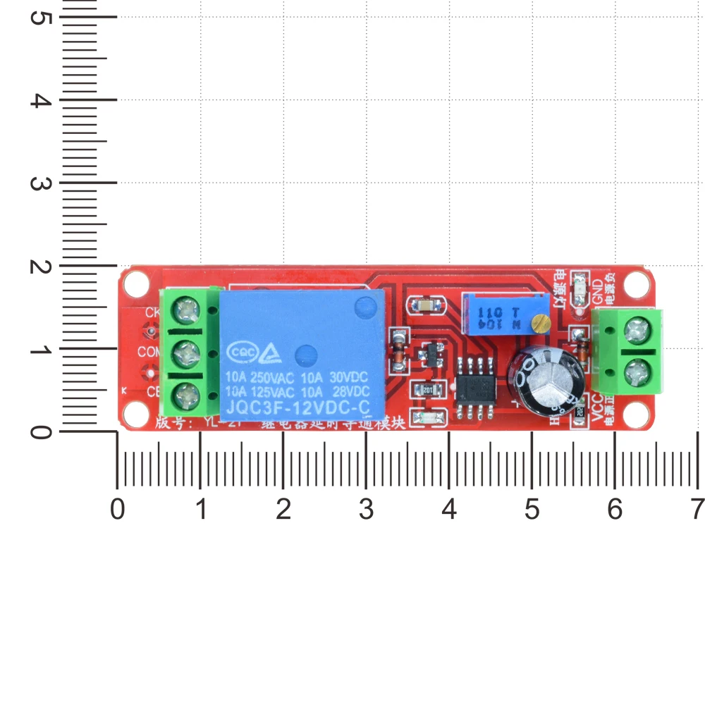 Adjustable Disconnect Module Time Delay Relay Module NE555 Timer Switch DC 12V Delay Relay Shield 0~10S