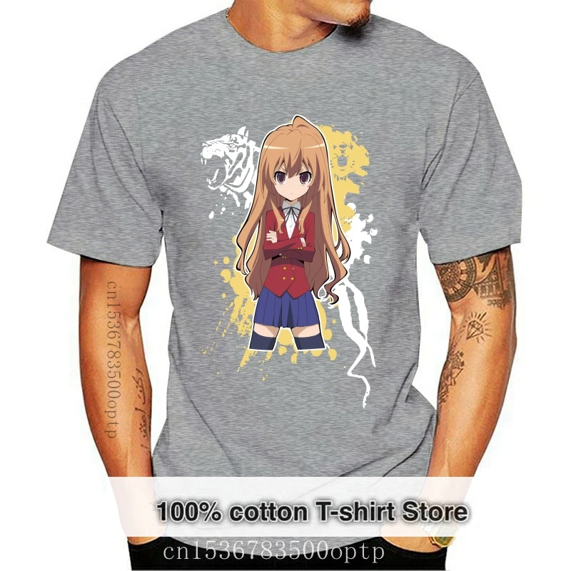 Toradora T Shirt Taiga Aisaka T-Shirt 100 Percent Cotton Funny Tee Shirt Graphic Fashion Mens Oversize Tshirt