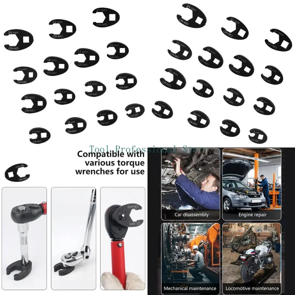 57QF Ergonomic Fast Release 15 Piece 3/8 Inches Wrench Set Compacted Design Suitable For Easy Storage In Tool Or Workshop