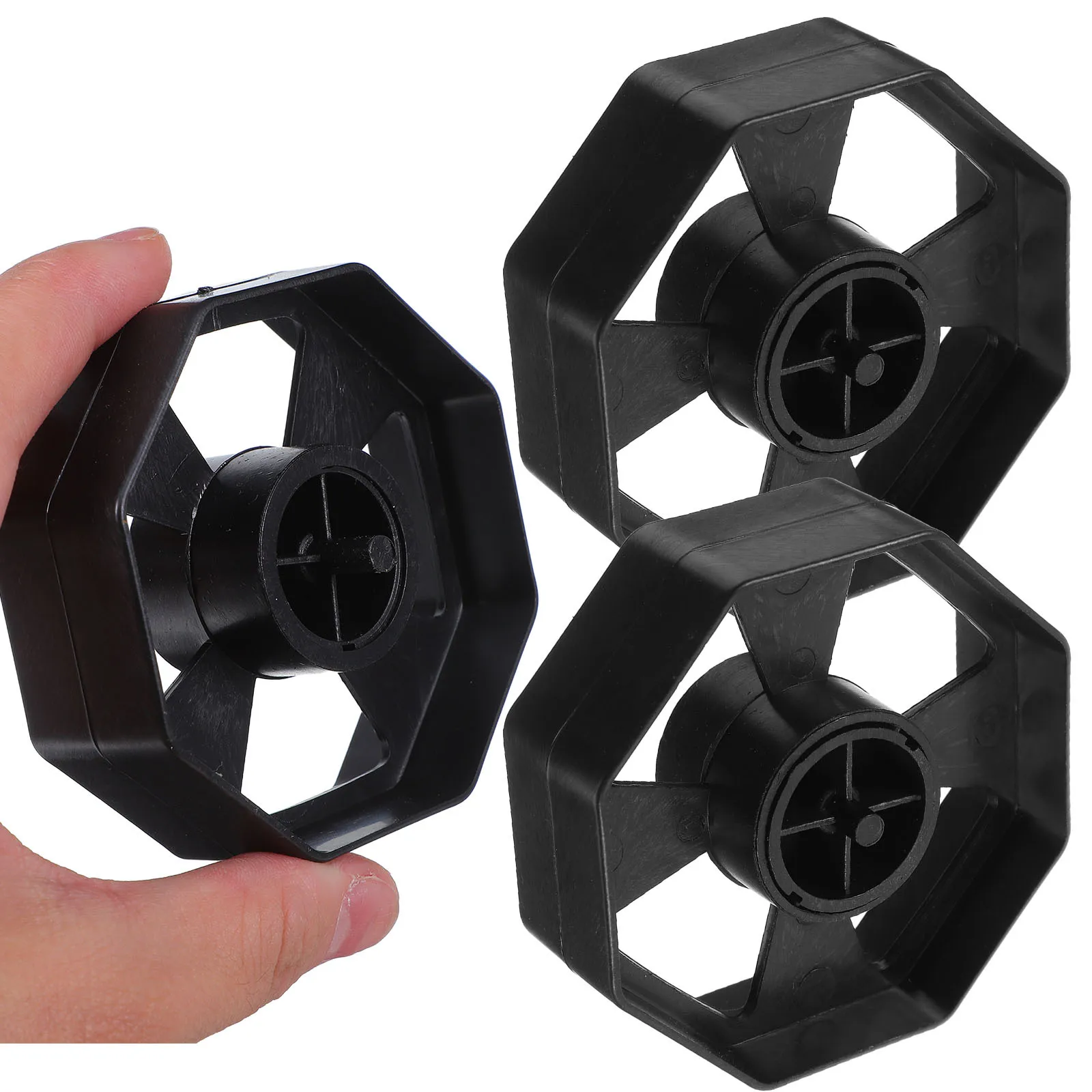 

3 set Movable Roller Replacement For Desktop Tape Dispenser Smooth Rolling Core Long Lasting Efficiency Home Office Use Tape