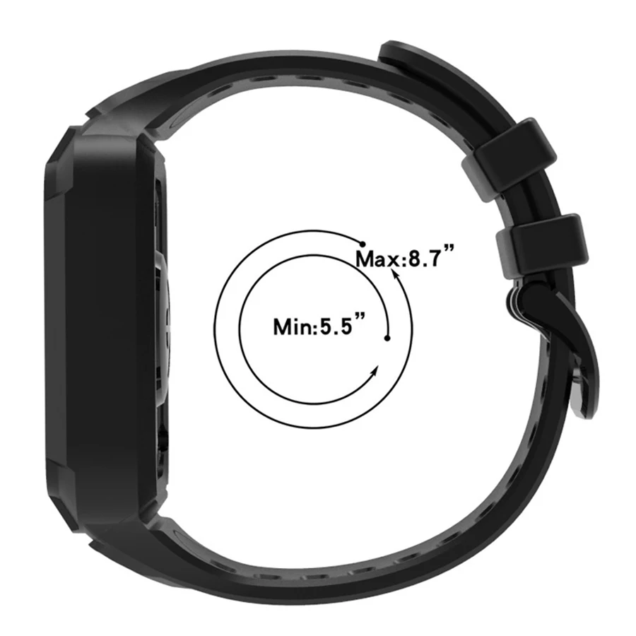 2-in-1 Strap+Case for Xiaomi Mi Band 8/9/10 Pro Smart Watch Sport Strap Wristband for Mi Band 8 9 10 Pro Bracelet Accessories view 3
