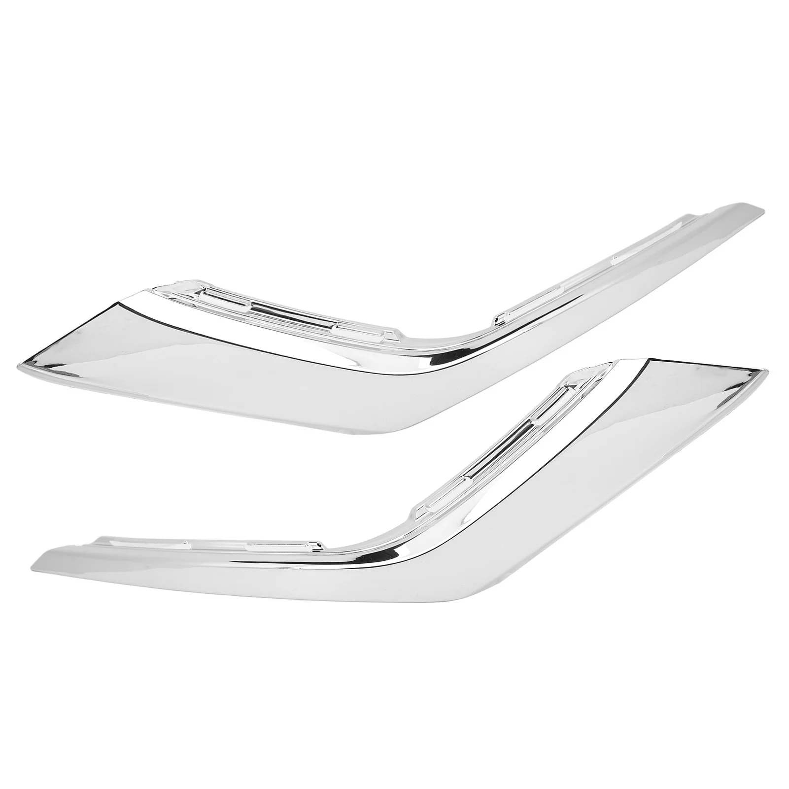 Front Bumper Lower Trim Protective Stylish Rugged Front Bumper Chrome Trim Molding Replacement for Mitsubishi Outlander