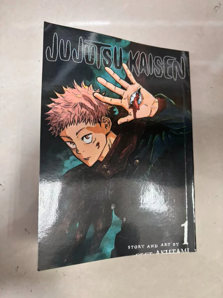 Jujitsu Kaisen 0-25 Volume, 26 Buku Set Lengkap, Genre Fiksi Ilmiah Komik Versi Bahasa Inggris dan Ketegangan