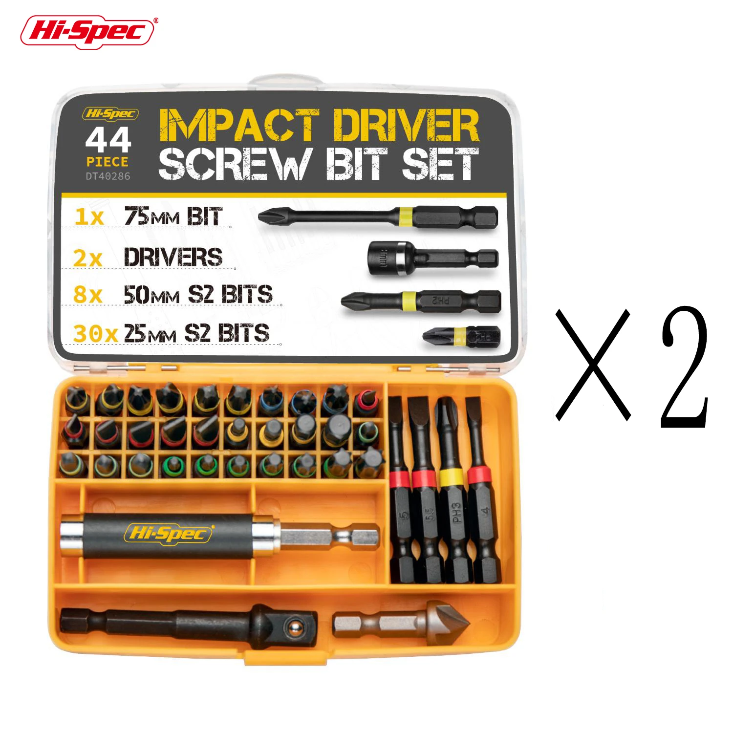 44pcs Screw Driver Bit Set Anti Slip Screwdriver Bit Set High Speed Steel Precision Electric Mini Long Bit Screw Driver Hss