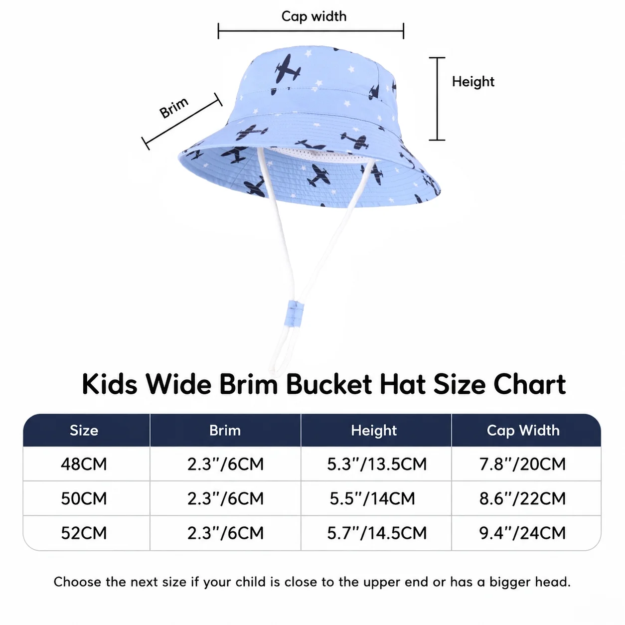 Baby Sun Hat Baby Bucket Hat with Strings Summer Sun Protection Infant Sun Hat for Kids