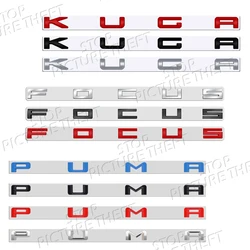 For Ford ST Line Focus Kuga MK2 MK3 MK4 Logo 3D Metal Badge Decal Car Body Rear Trunk Emblem Sticker Decoration Accessories