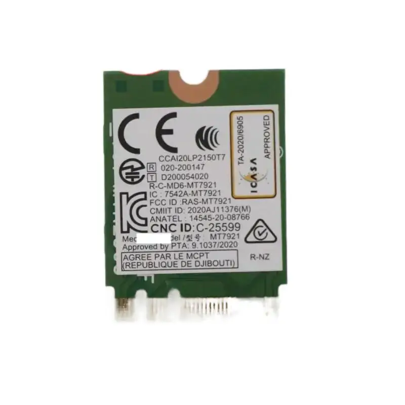 WYORESY MT7921 for Lenovo WiFi6 Wireless Card 5.2 Bluetooth 5W10V25823 Lenovo notebook card