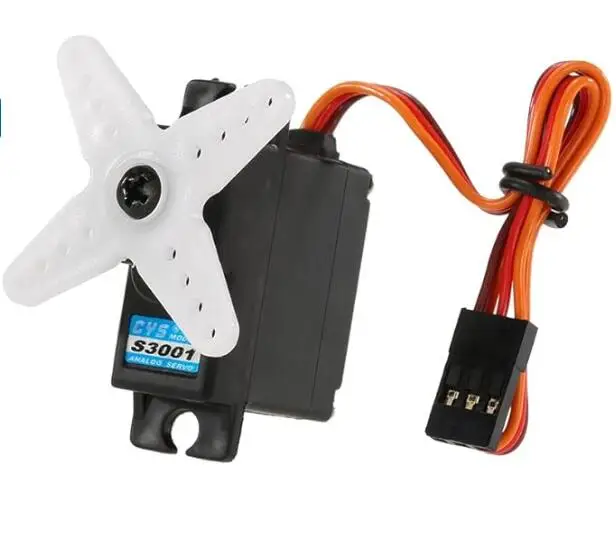 

CYS-S3001 17г 2.5Кг/см Легкий пластиковый микро-аналоговый стандартный сервопривод