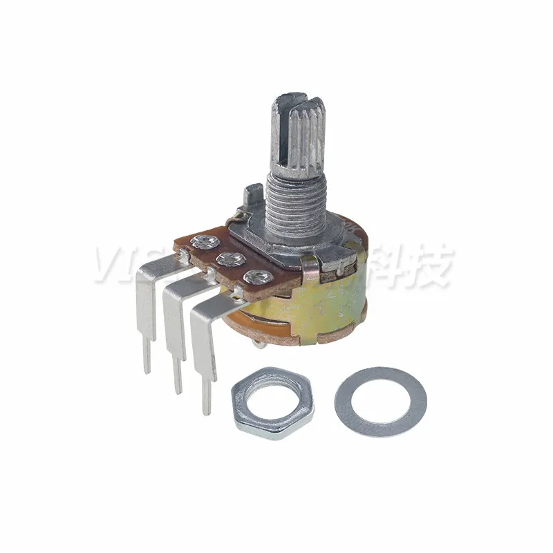 Switch handle length 15mm potentiometer with WH148 B500K B10K B50K B100K Angle dimmer switch 2PCS