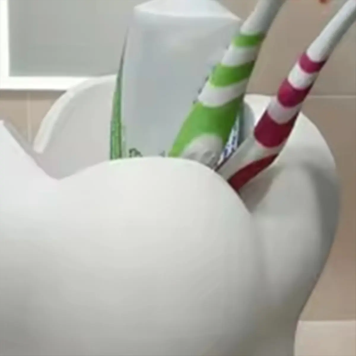 Latest ABBQ-Tooth Pencil Cup Cute Planter Toothbrush Stand Stationery Container Desk Organizer for Home School Workplace