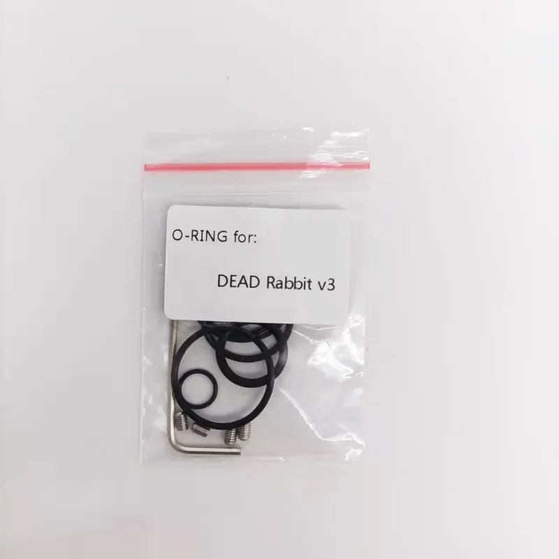 YUHETEC المطاط سيليكون الختم O-حلقة ل الموتى الأرنب V3 (6 حلقات مطاطية + 4 مسامير + 1 مفك البراغي) الملحقات 1 حقيبة #5