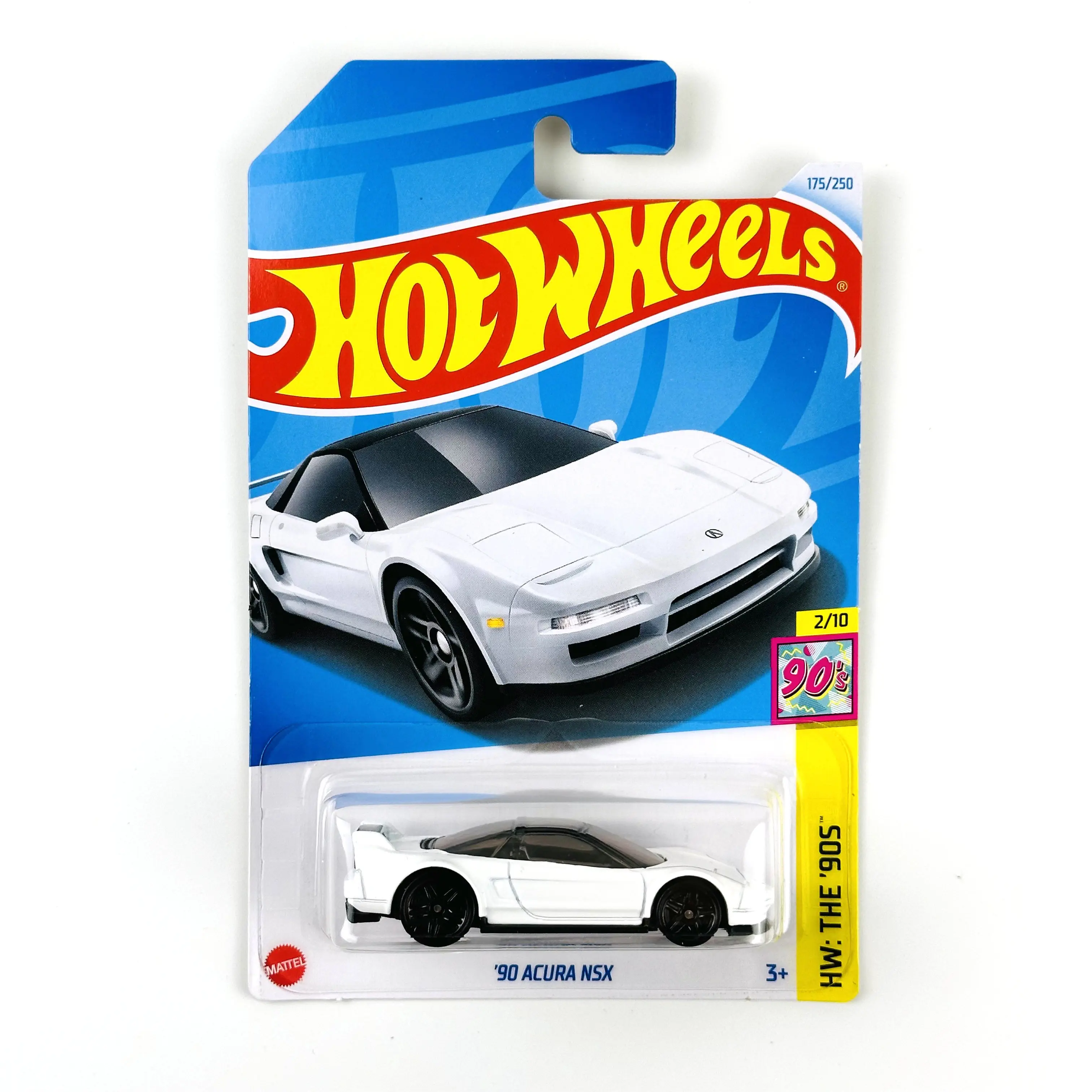 

2024-175 Hot Wheels Cars 90 ACURA NSX 1/64 Металлическая литая под давлением модель Коллекция игрушечных транспортных средств