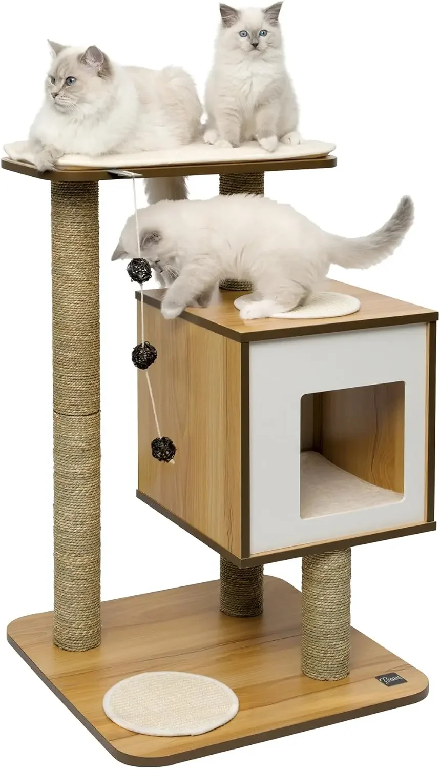 

Vesper Cat Tree, Base, Walnut, 52042|