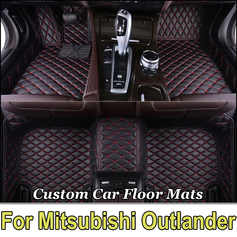 

Автомобильные коврики для Mitsubishi Outlander 2022 2021 2020 2019 5-местные ковры на заказ, чехлы для интерьера, автоаксессуары, водонепроницаемые