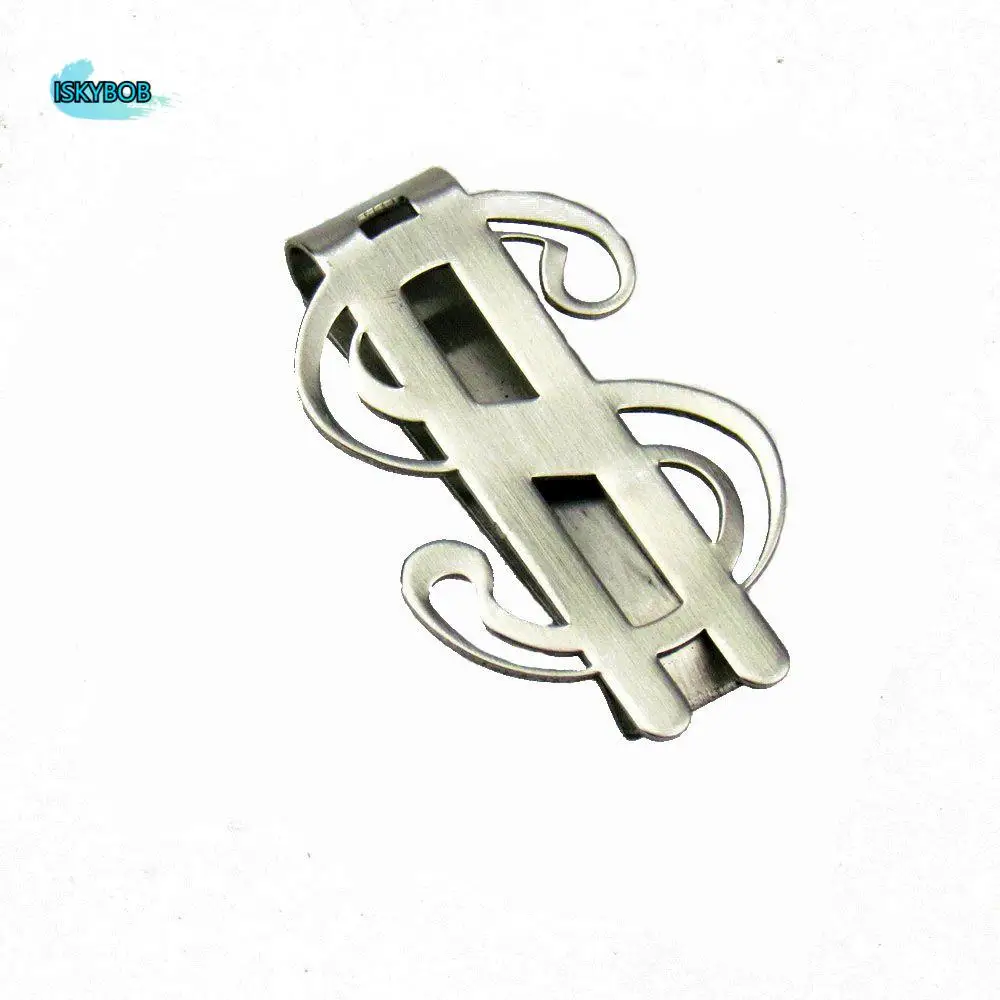 

Stainless Steel Dollar US Seller Money Holder Clip Credit Card Holder Dollar Sign Money Clip