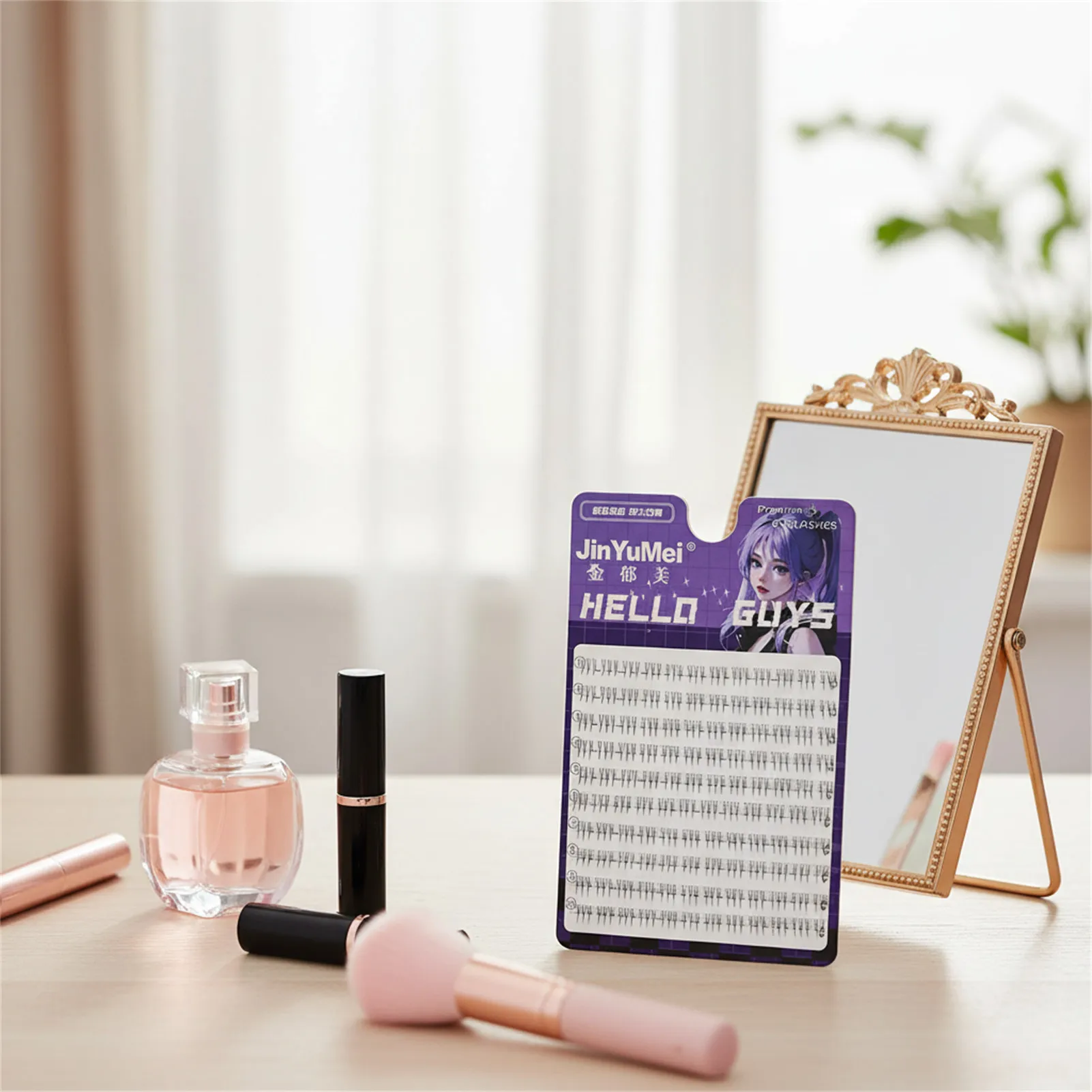 ملحقات رموش عباد الشمس مزدوجة اللهب أسفل الرموش الصناعية شريط شفاف طبيعي رموش سفلية رموش اصطناعية فردية #3