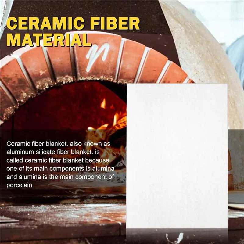 -[33A tvdae] 24X High Temperature Gasket Paper, Ceramic Fiber Insulation Board, 2850℉ Rated Fireproof Board For Fireplace DIY