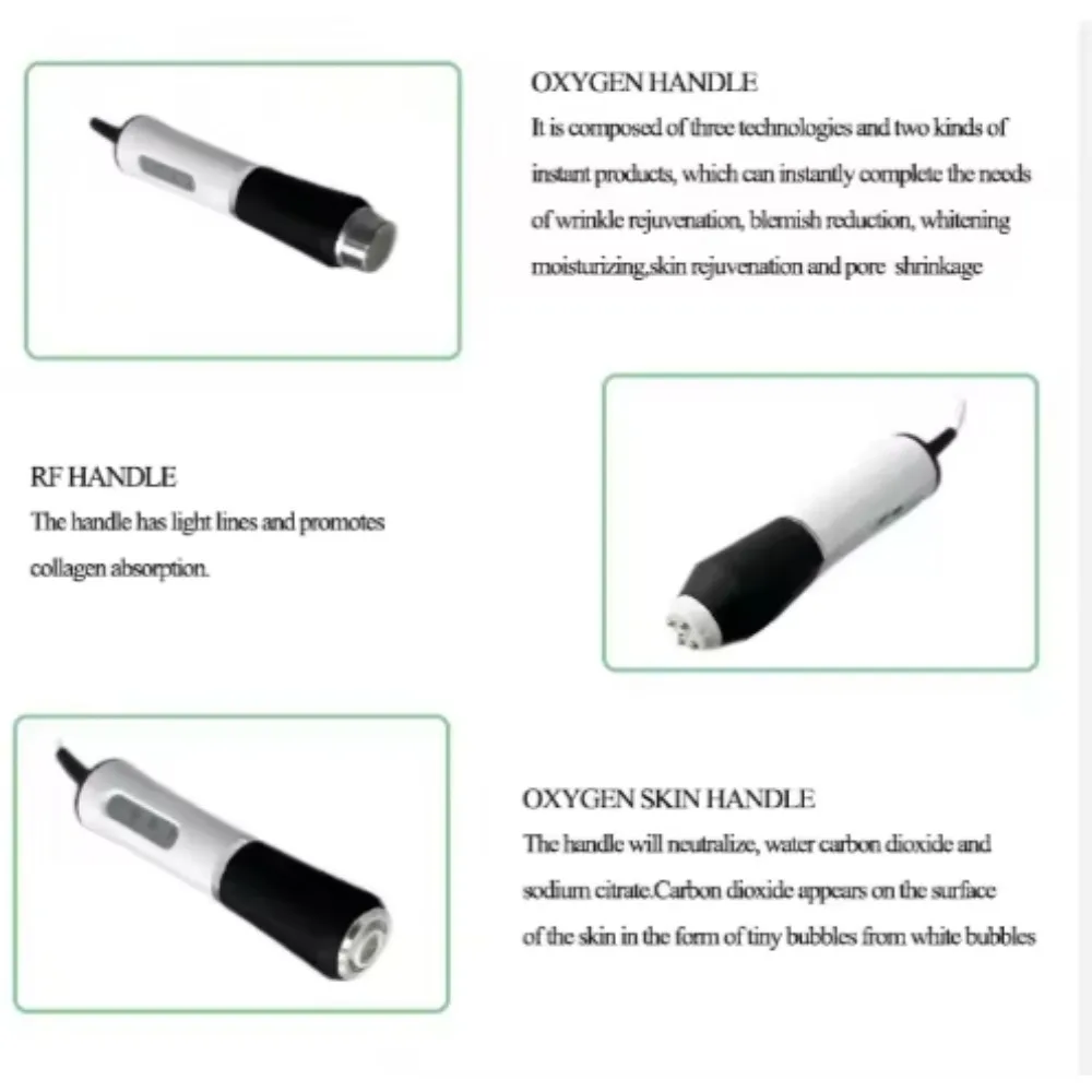 3 in 1 Oxygen Therapy CO2 Bubble Facial Machine with Face Lift & Skin Rejuvenation Portable Design