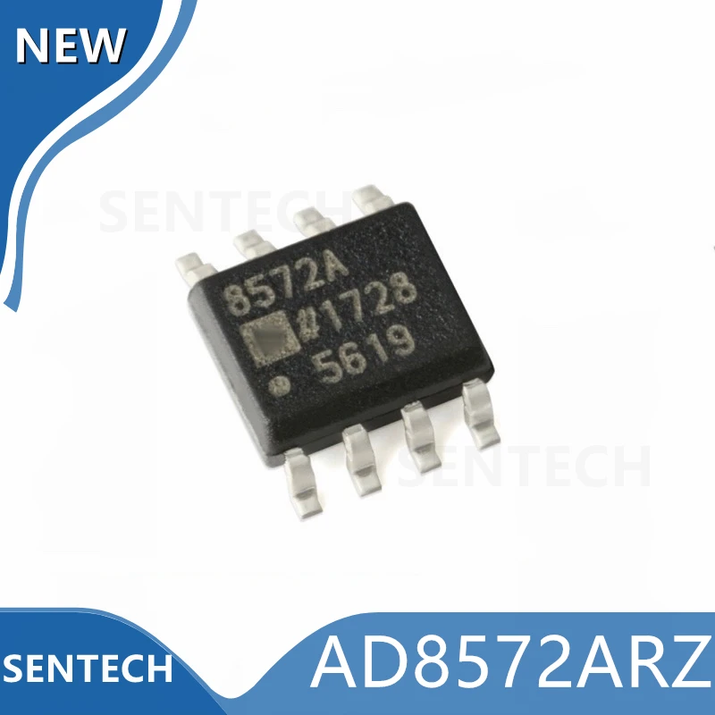 

10Pcs/Lot New Original AD8572ARZ SOIC-8 Zero-drift, single-supply RRIO dual-channel operational amplifier