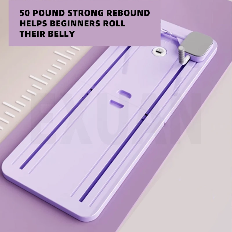 Multi functional Supine Board Automatic Rebound Belly Roll Fat Burning Fitness Workout Abdominal Exercise Board Push Up Board