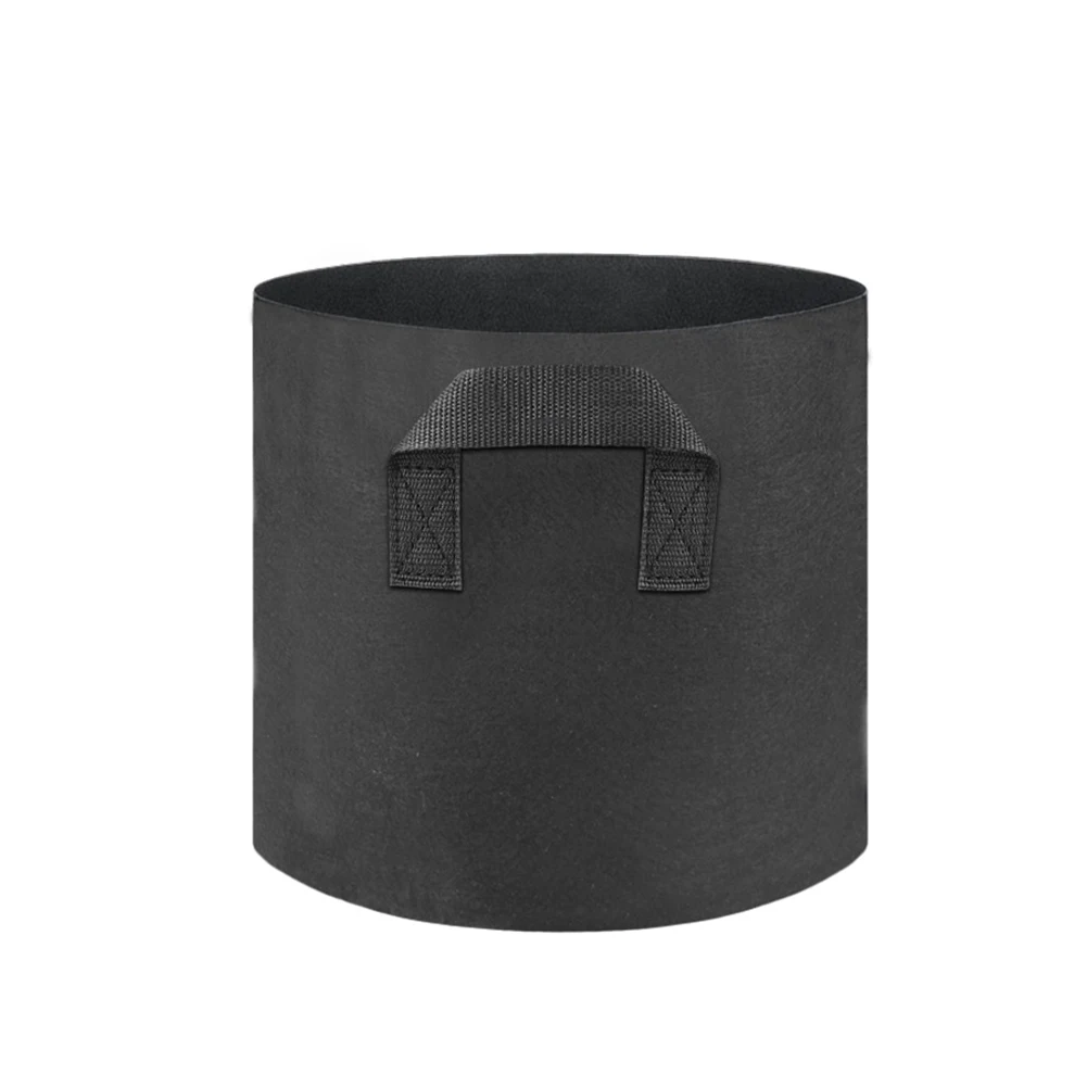 

30 Gallon Black Grow Bag Ventilated Fabric Pot with Handle Thickened non-woven planting bags flower pot containers