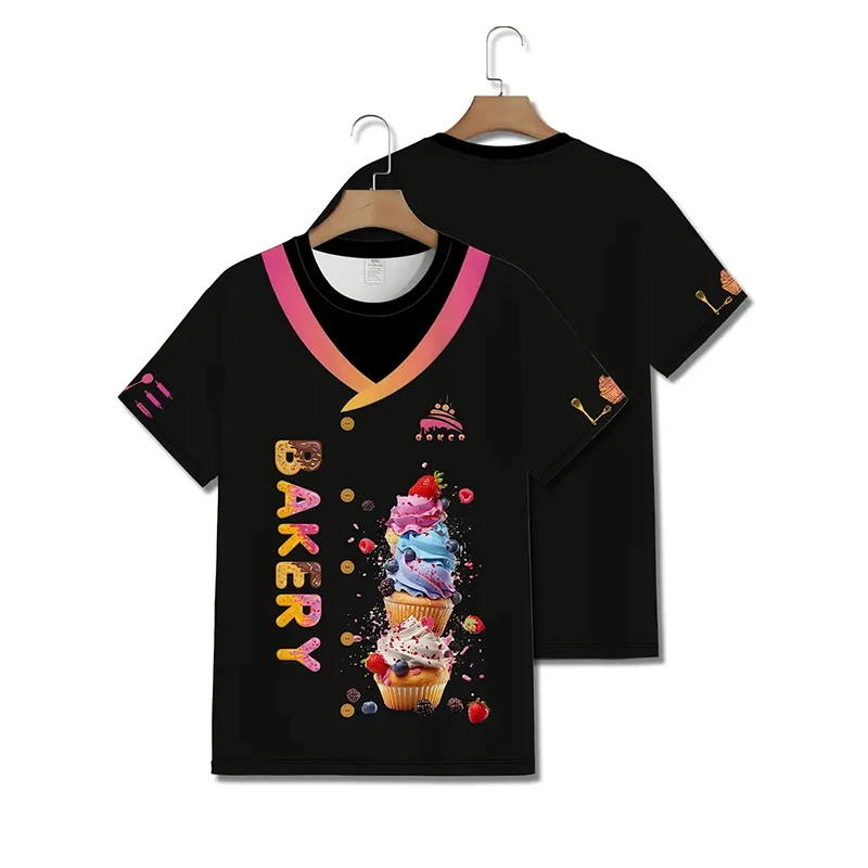 Men's Ice Cream Funny T Shirt Short Sleeve T shirt 3D Print O-Neck Shirt Men Women Party Summer Harajuku Cool Tee Tops Clothing - view 6