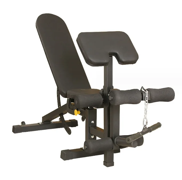 

Adjustable Weight Bench with Leg Extension and Preacher Pad Flat Incline Decline Exercise Bench for Home Workout Weight Training