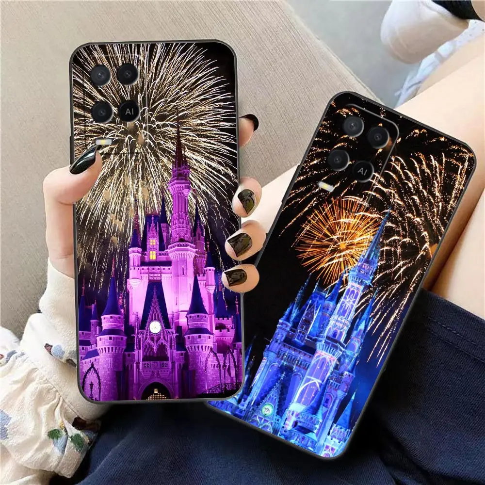 Phone Case For OPPO A98 A95 A96 A97 A94 A93 A92S A91 A79 A78 A76 A74 A58 A71 A59 57 4G 5G Case Shell Anime Paradise World Castle