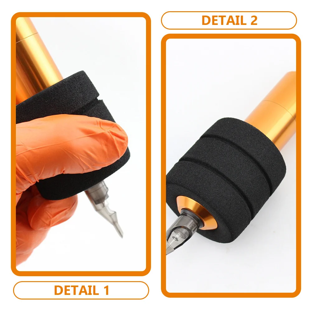 

5pcs Sponge Tattoos Grip Covers Thick Elastic Anti-Slip Handle Sleeve For Tattoo Machine Durable Supple Grip Cover Tattoo