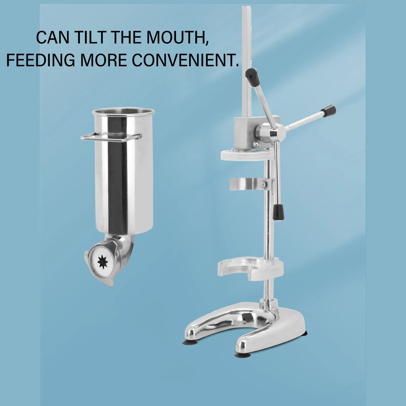 Máquina de churro espanhol vertical de aço inoxidável destacável amplamente utilizada com 5 moldes para uso comercial