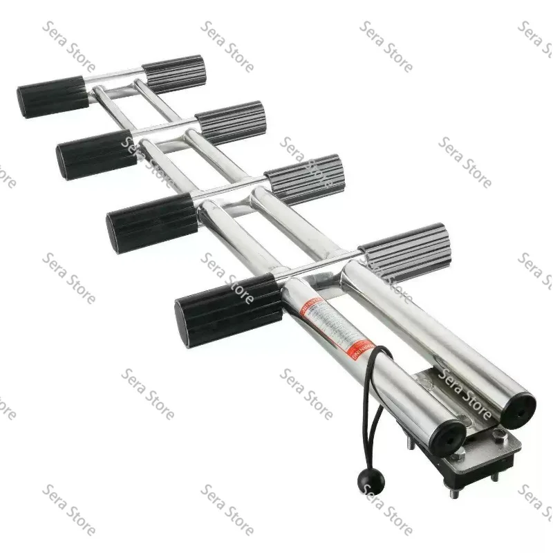 Stainless Steel Folding Telescopic Ladder Hanging Ladder Hidden Non-movable Marine Yacht Hardware