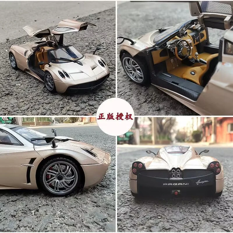 1/18 PAGANI HUAYRA Alloy Sports Car Model Diecast Metal Toy Vehicles Racing High Simulation Collectibles Boy Kids Birthday Gifts