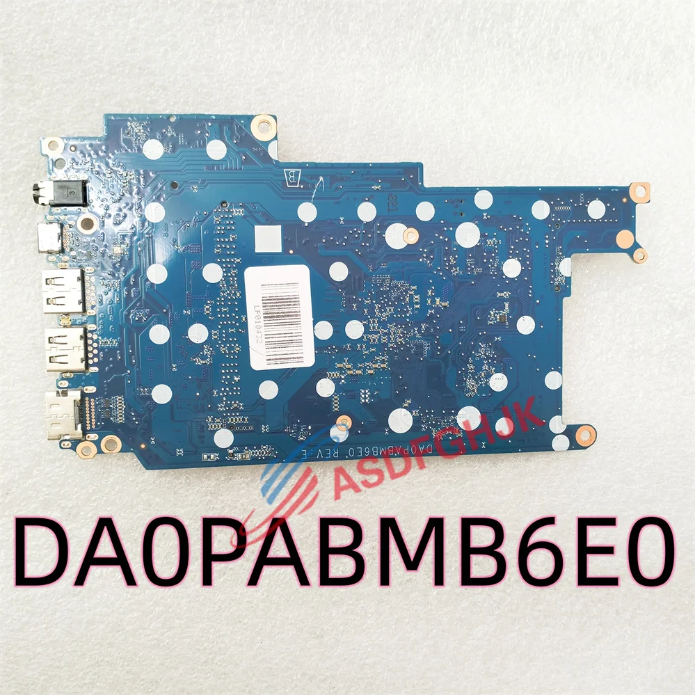 DA0PABMB6E0 For HP 14-DQ 14S-DQ Laptop Motherboard With Celeron N4000 N5000  CPU TEST OK