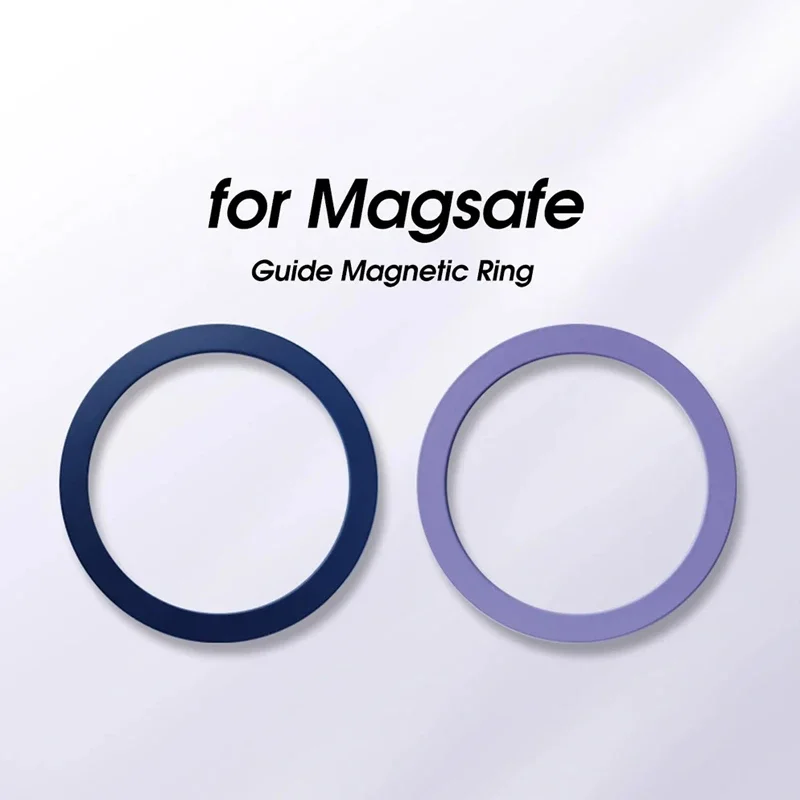 1PCS Magsafe Colourful Silicone Magnetic Metal Ring Universal Sticker Support Wireless Charger Magnetic Patch Sheet for IPhone