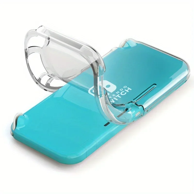 Transparent TPU Switch Lite Case - Shock-Absorbing Softshell Protector, and Crystal-Clear Console Case for Nintendo Switch Lite