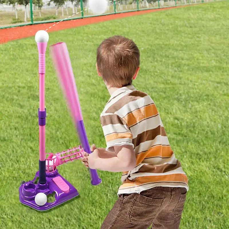 Lanceur de Baseball Multifonctionnel pour Jeune, Ensemble de dehors d'Entraînement dans le Jardin, Machine d'Entraînement pour Enfant