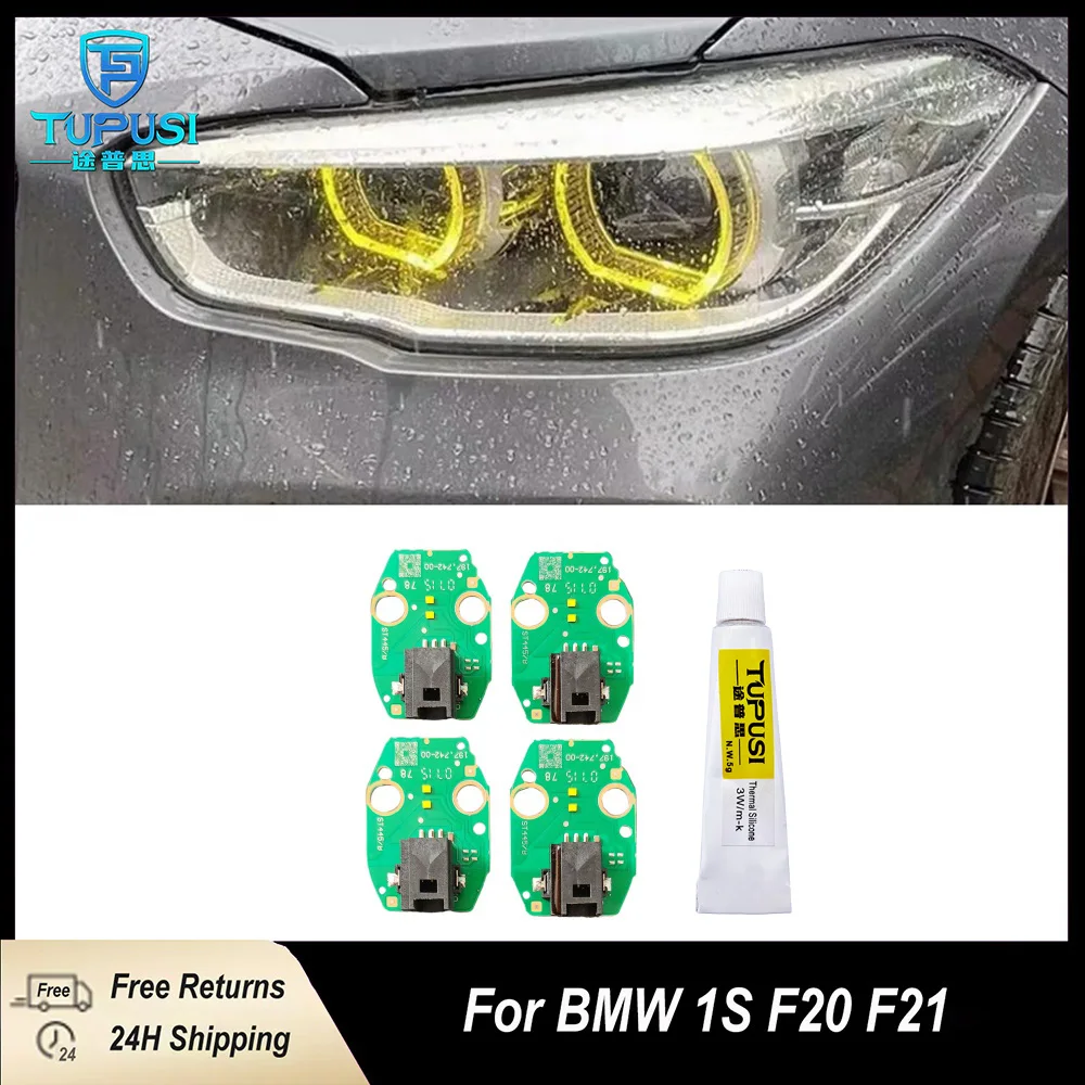 Yellow LED Modules Angel Eyes For BMW 1 Series DRL F20 F21 LCI 116i 118i 120i 125i 116d Headlight Running Led Lights for Car view 2