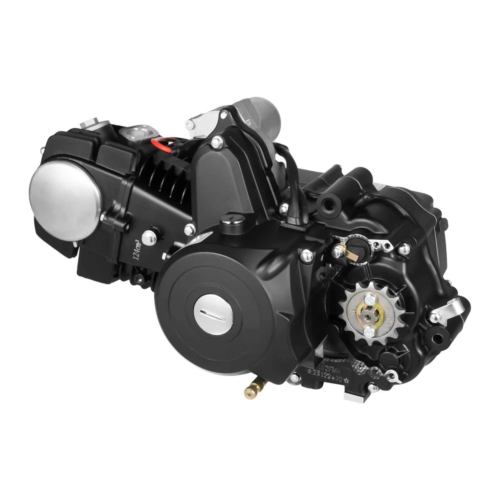 125cc 4-Stroke Engine Single Cylinder 2-Valve Air Cooled Motor For All Sizes ATV Karts