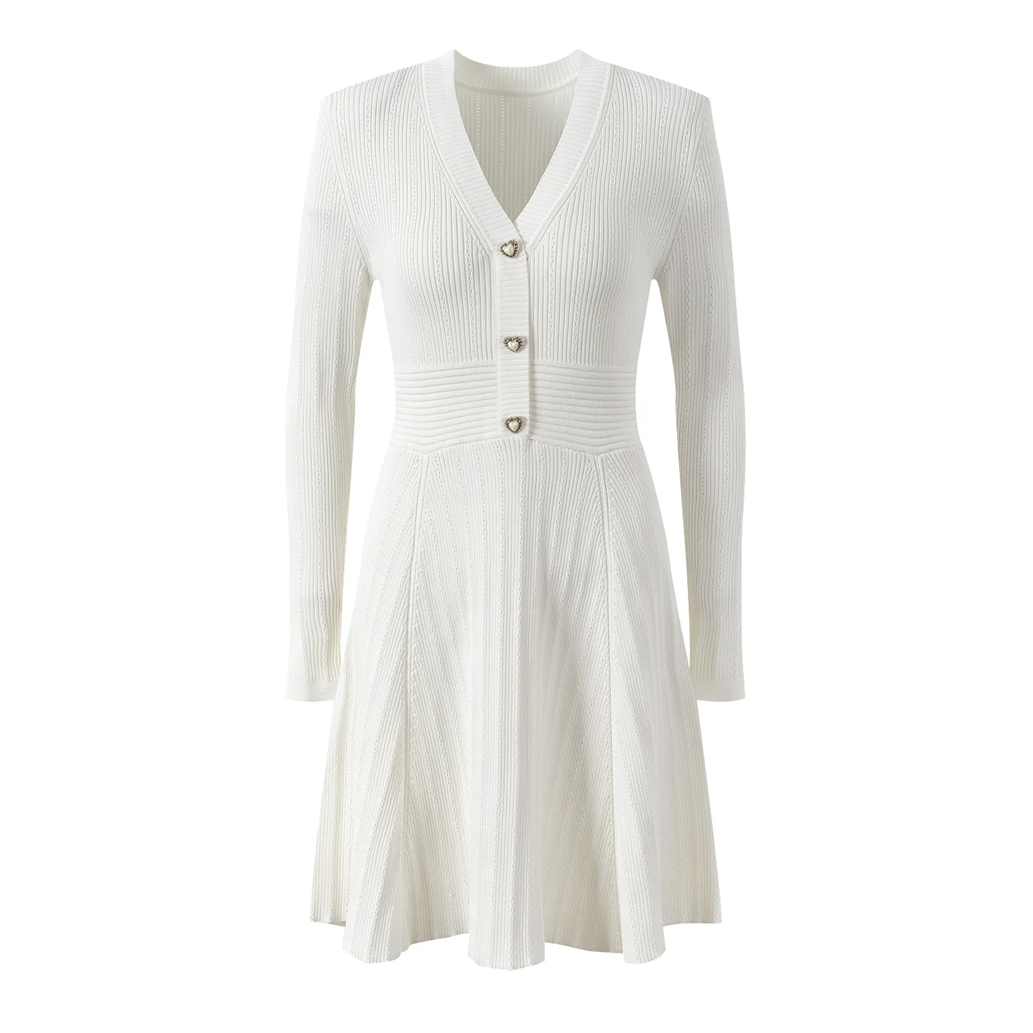 

Women's short dress Socialite Fashion elegant V-neck slim knit dress