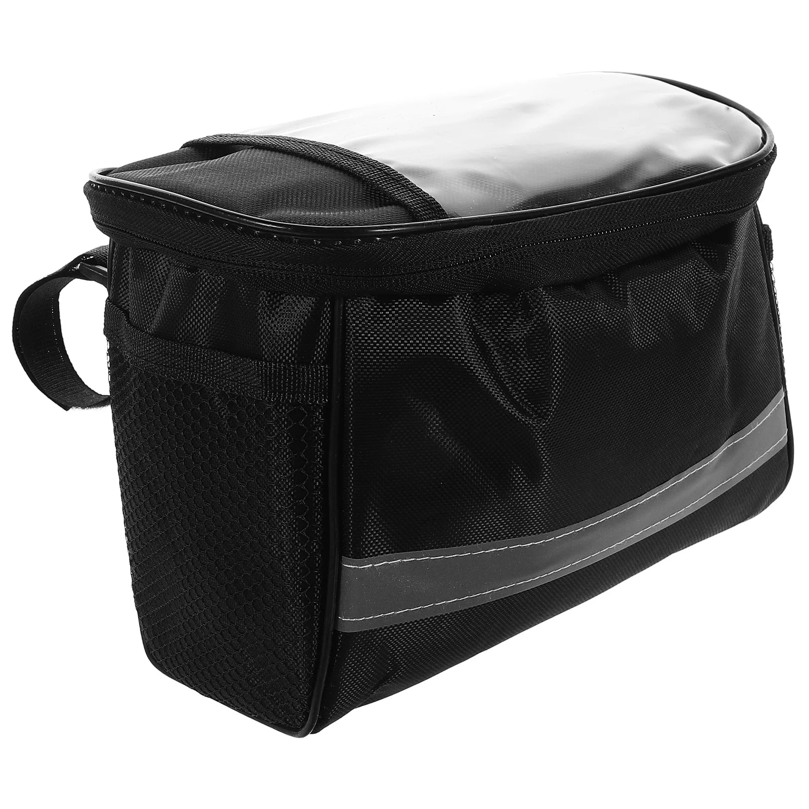 

Bicycle Handlebar Bag Cycling Accessory Lightweight Foldable Road Bike Front Pouch Multifunctional Design Universal Fit Electric