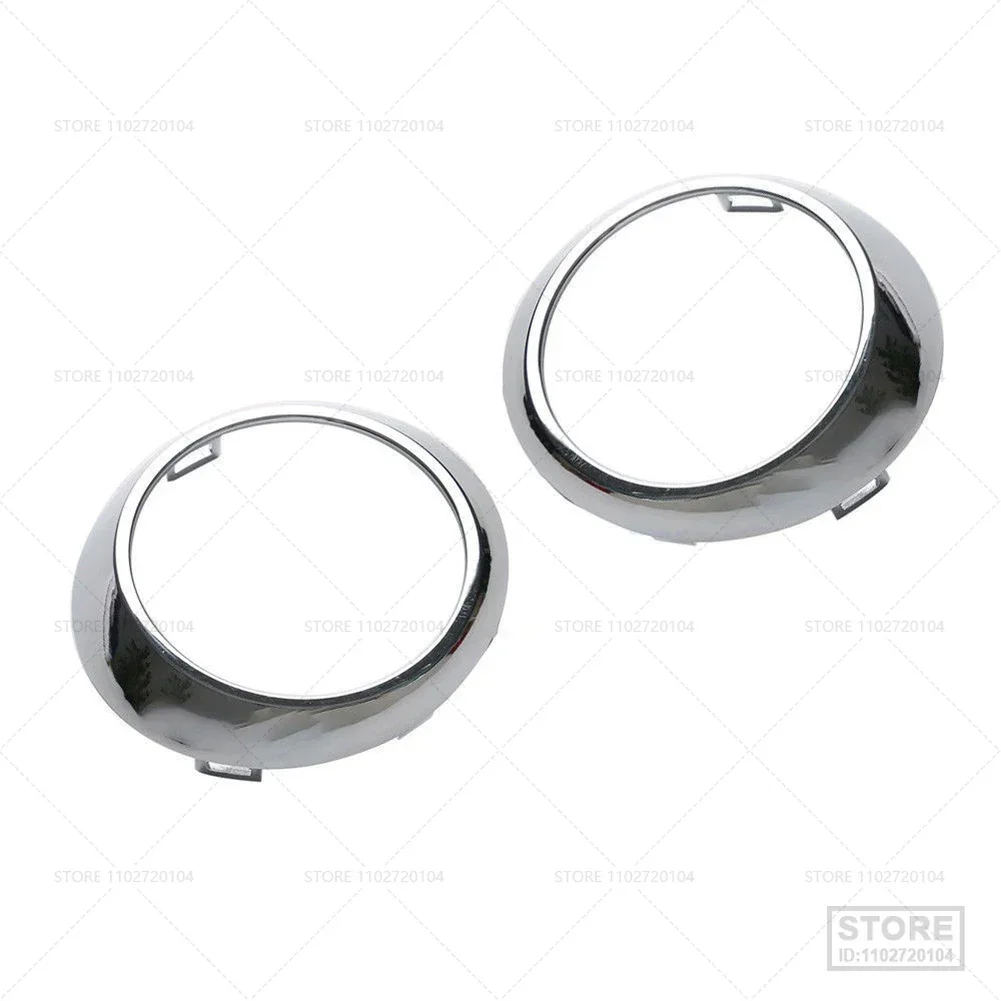 Chrom L+R Stoßstange Nebelscheinwerfer Blende Ringabdeckung für Mercedes-Benz W251 R320 2518850374 2518850474   Autozubehör