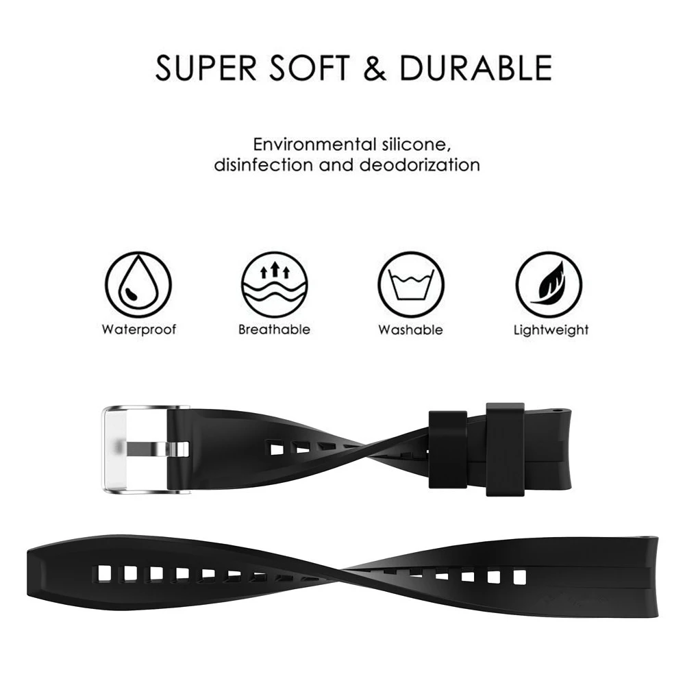 Premium Silicone Watch Band Quick Release Rubber Watch Strap 20mm 22mm Watchband Men Women Watch Replacement Watchband