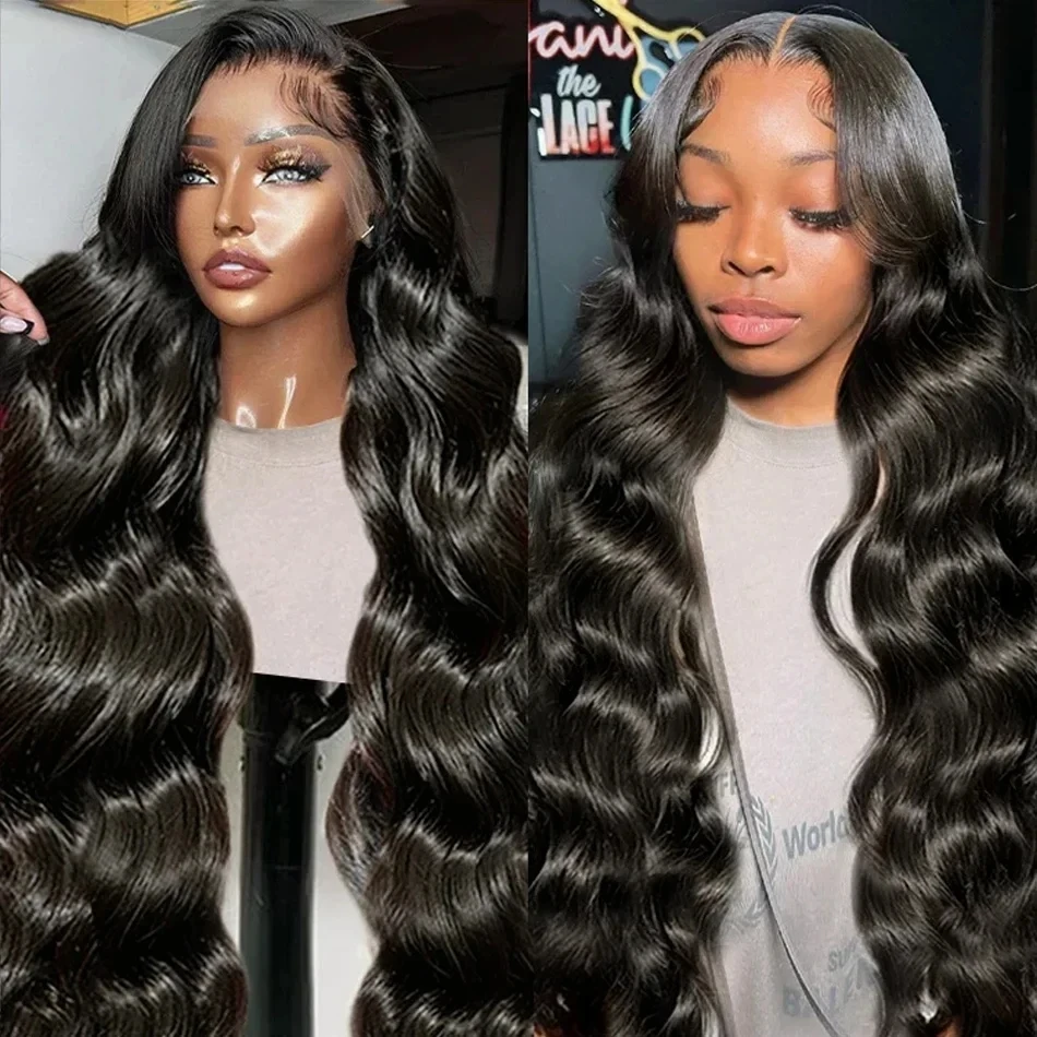 Body Wave 13x6 HD Transparent Lace Frontal Wig Remy Raw Indian Wavy 13x4 Lace Front Human Hair Wigs For Women Glueless Wig Sale