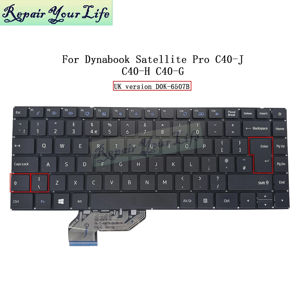 UK Latin PT-PO Portuguese Keyboard for Toshiba Satellite Pro C40-J C40-H C40-G -10P C40-G-109 C40-J-10P -11C C40-H-113 -115 -10Y