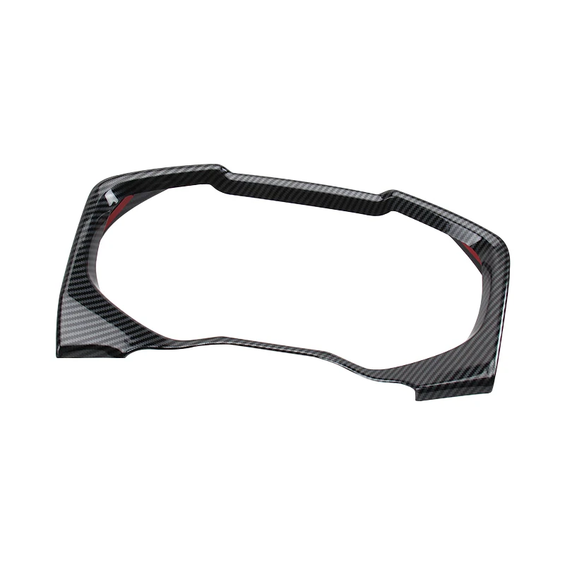 ABS Carbon Car Dashboard Display Trim Frame Cover For Toyota RAV4 XA50 2019 2020 2021 2022 2023 2024 2025 Hybrid Accessories
