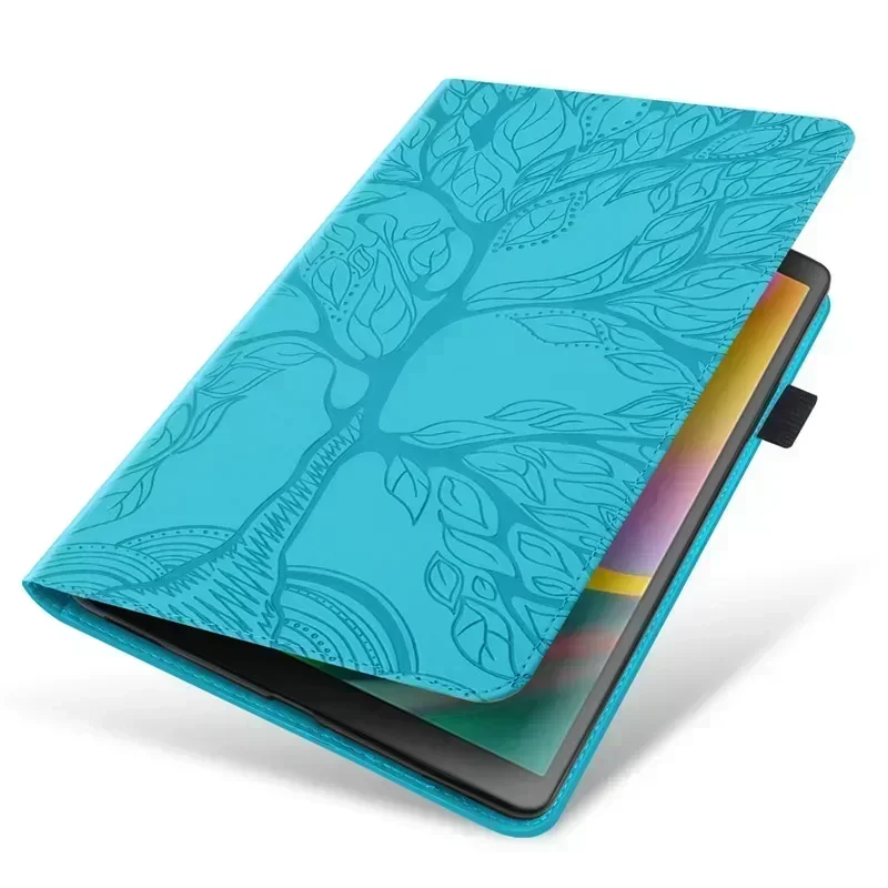 3D Tree Embossed for Huawei MediaPad Media Pad T5 10 Case Cover Flip Stand Case for Tablet Huawei MediaPad Media Pad T5 T 5 10.1