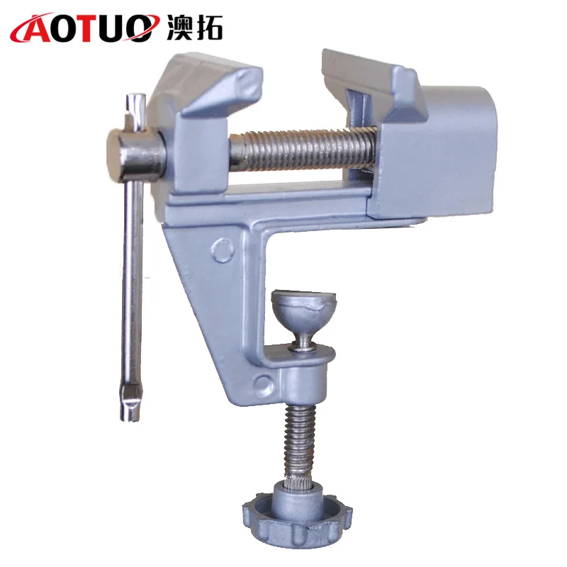 Small Table Vice, Aluminum Alloy Pliers Mini DIY Household Flat Mouth, Hardware Tools Table Vice Pliers Wholesale