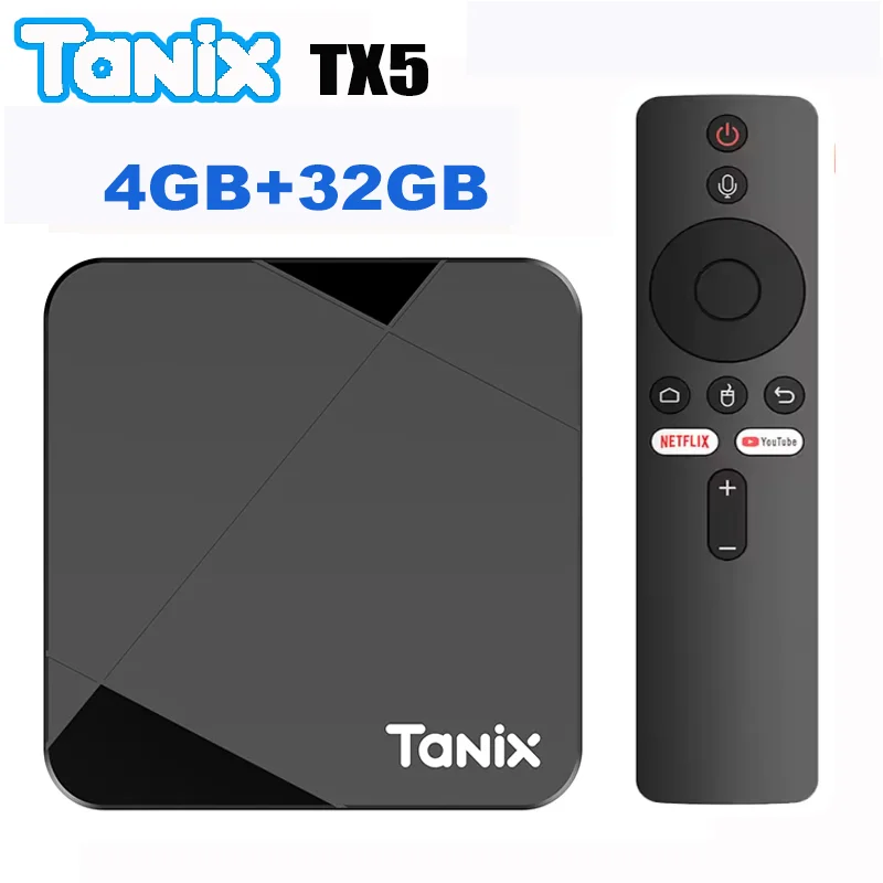 Tanix TX5 Android 14 TV Box Quad Core Amlogic S905Y5 2.4G 5G Wifi BT 4K HDR 3D Odtwarzacz Multimedialny — zdjęcie produktu 13