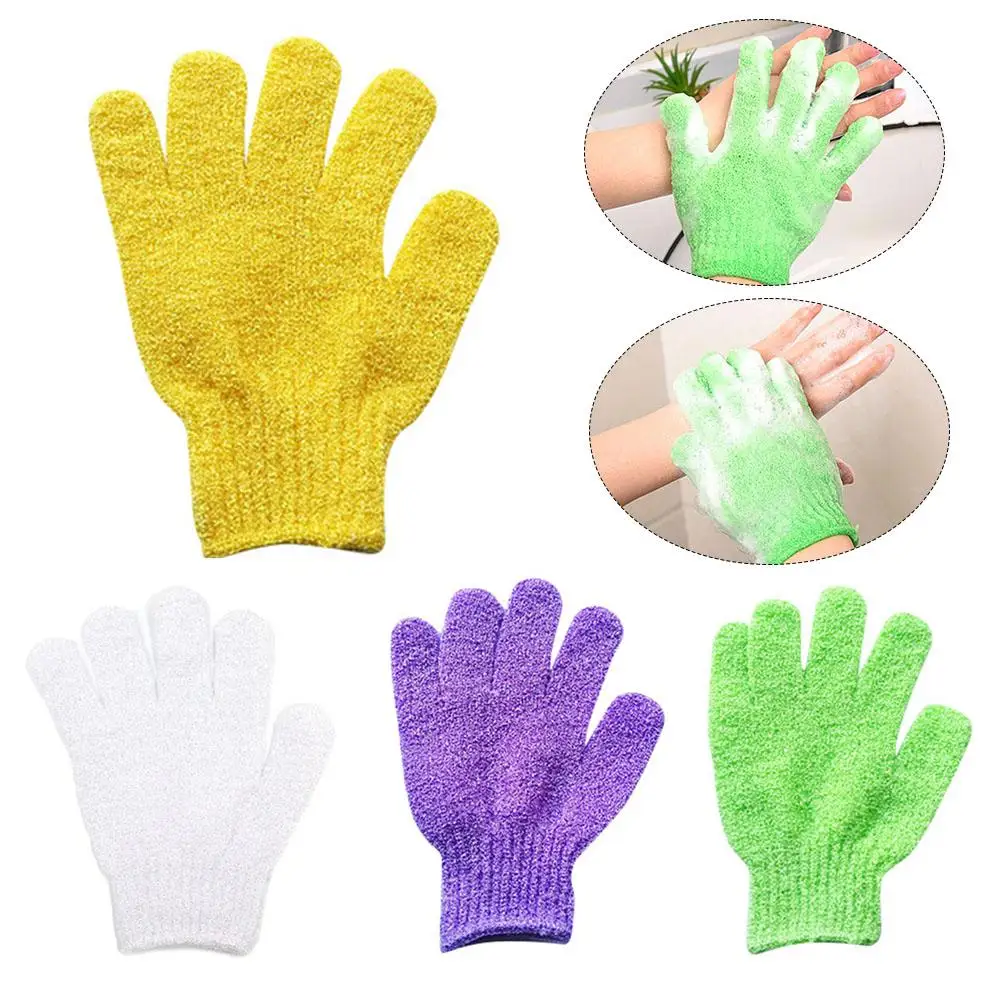 

1PCS Five Finger Bath Gloves Creative Home Body Massage Bath Elastic Bath Lazy Scrub Gloves Massage Sponge Mud R2A2