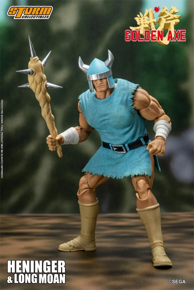 Storm Toys 1/12 Classic Game Arcade Battle Axe Characters HENINGER+LONG MOAN Double People 6Inch Action Figure Full Set Toy image 2